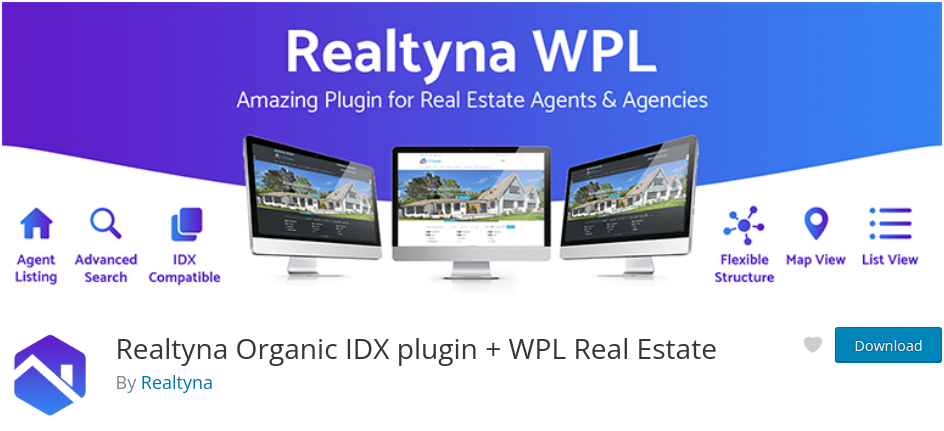 Realtyna Organic IDX Plugin + WPL Real Estate