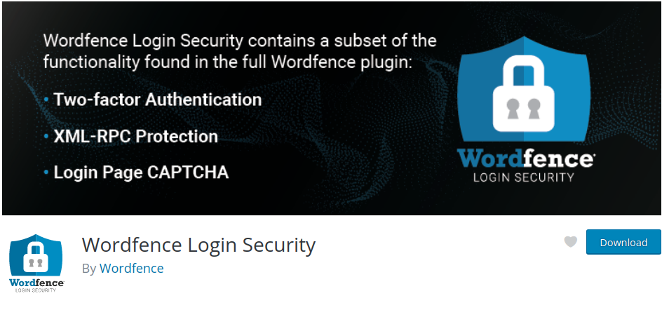 Wordfence Login Security