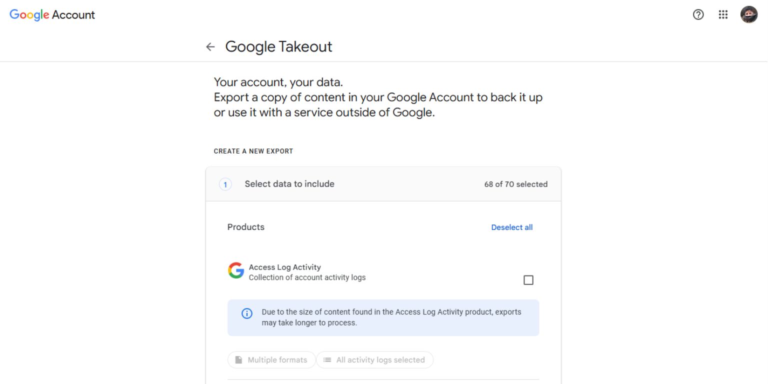 How to Use Google Takeout (Step-by-Step)