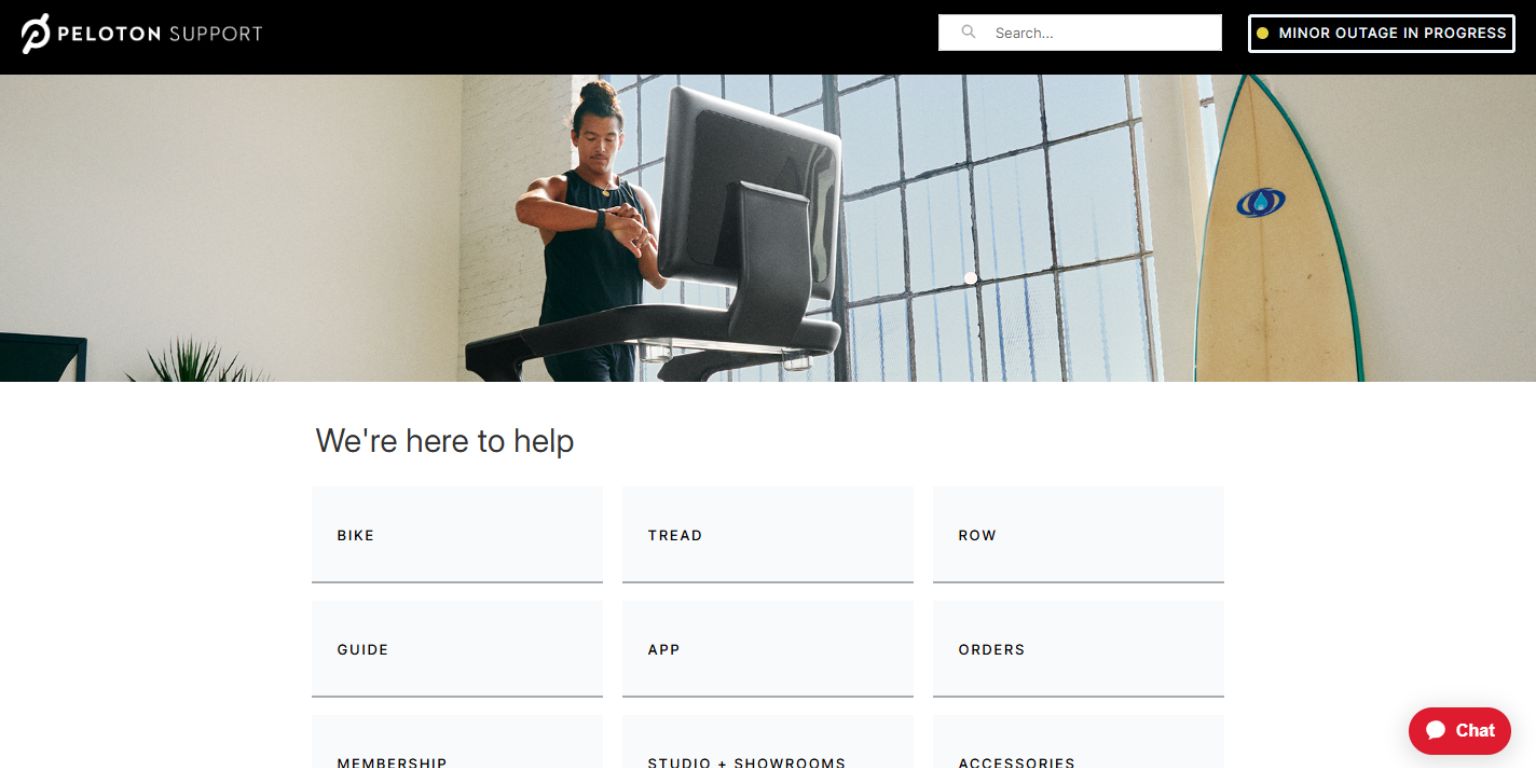 Start with the Peloton Help Center