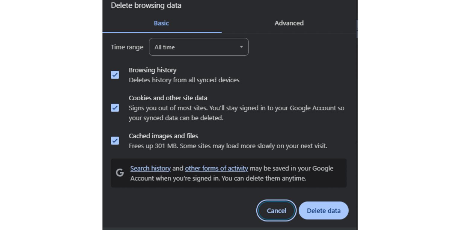 Check Your Internet and DNS Connection