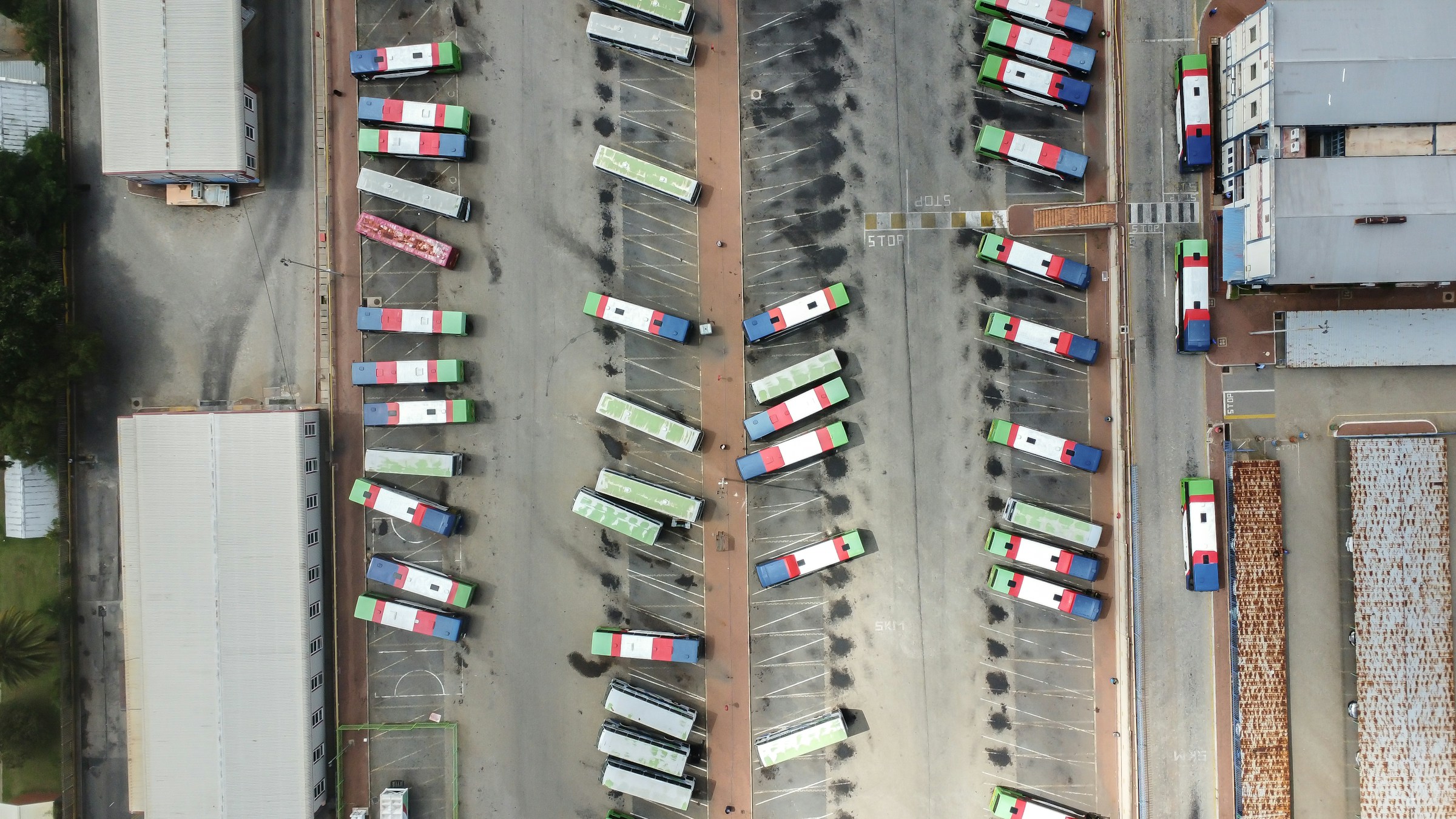 parking lots