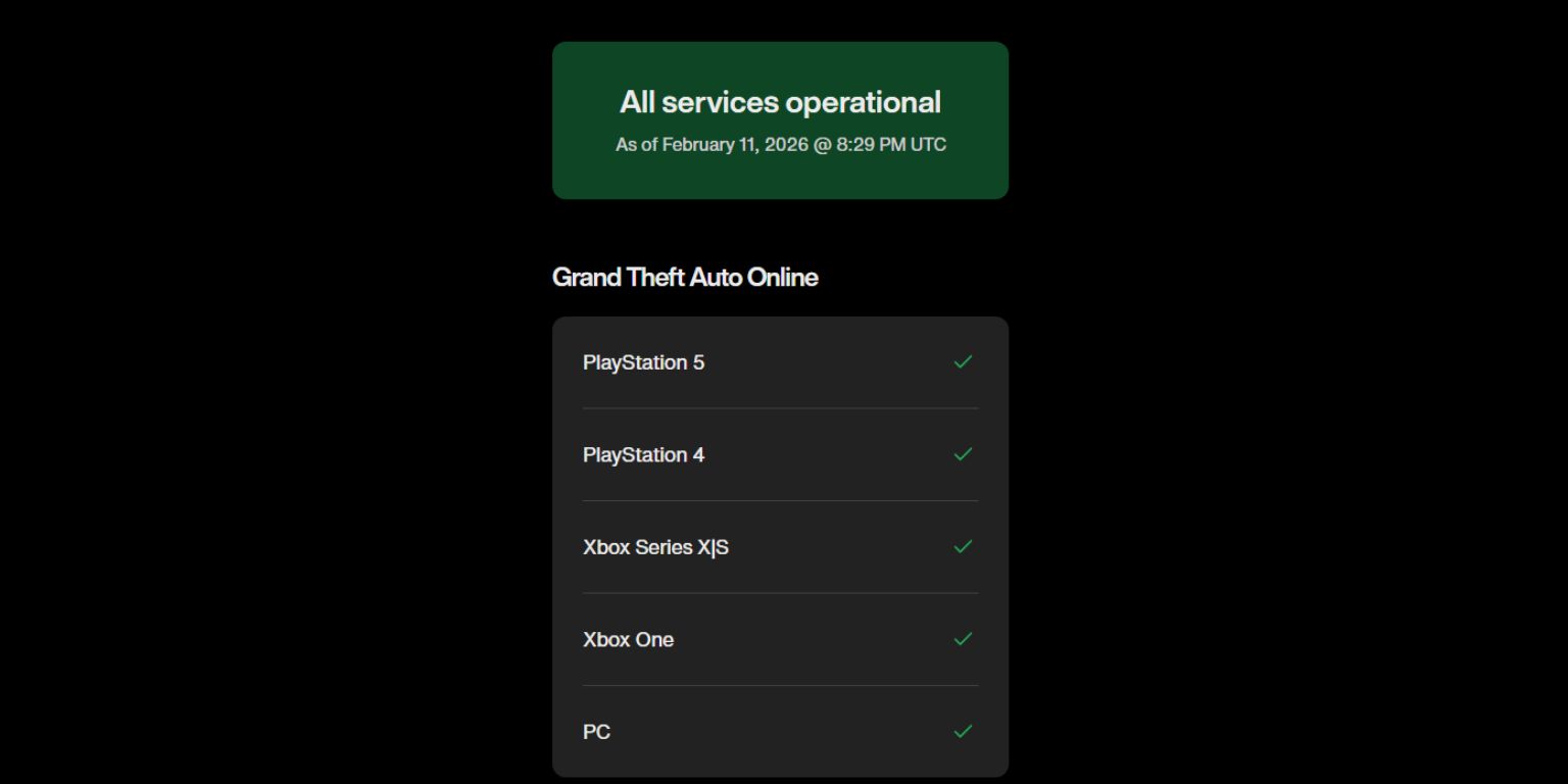 Check Rockstar Server Status