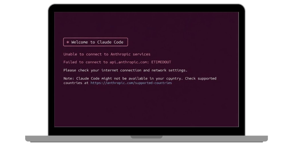 What Does “Unable to Connect to Anthropic Services” Mean