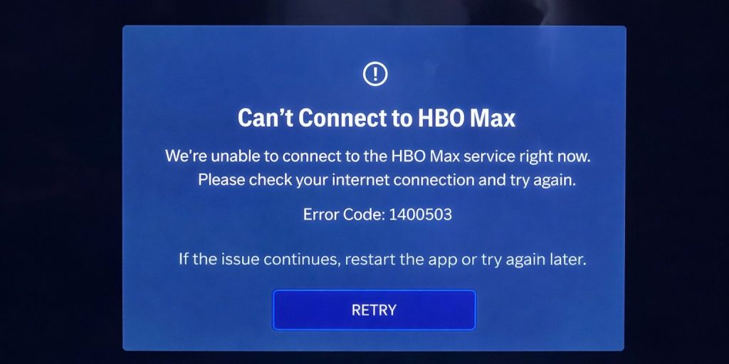 What Is HBO Max Error Code 1400503